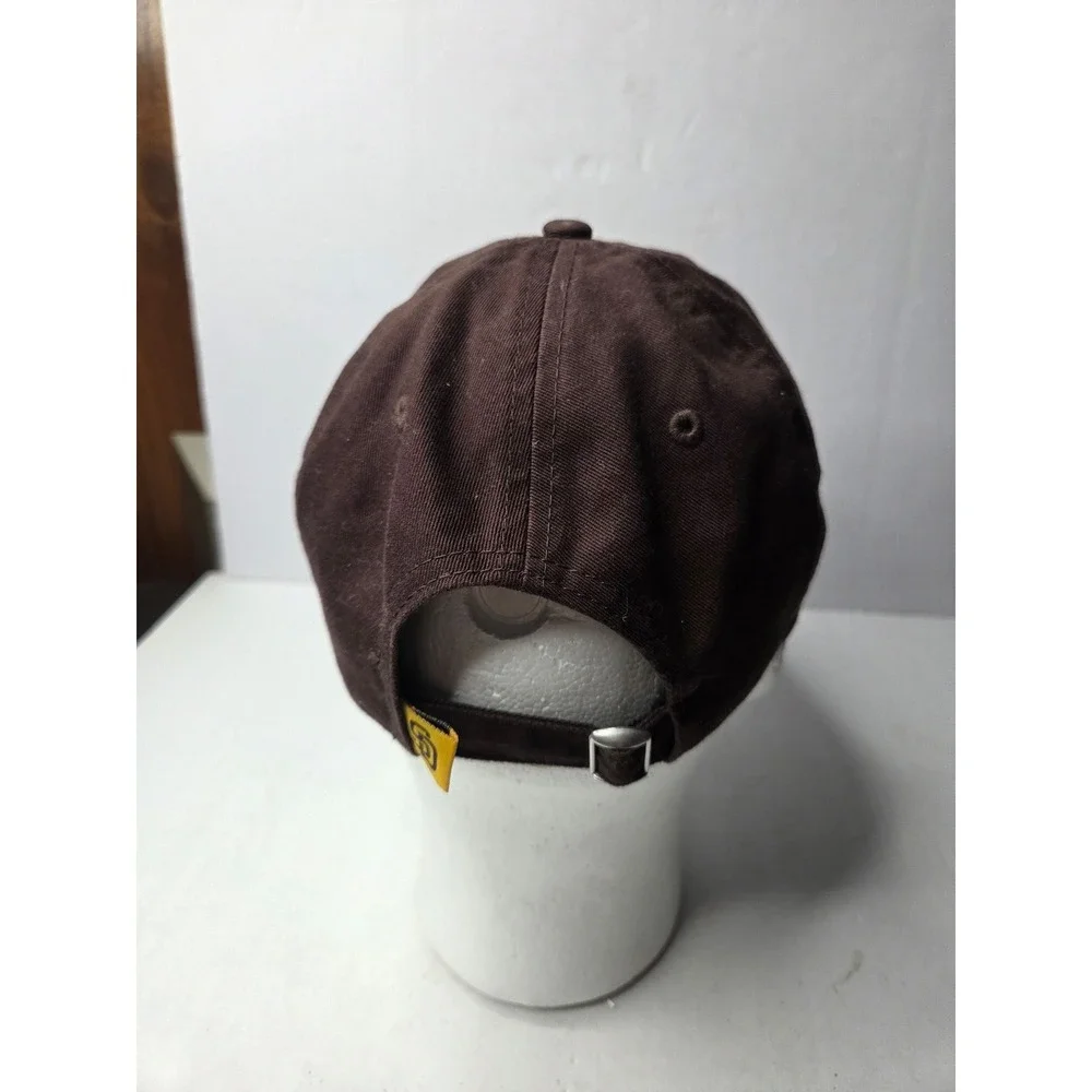 New‎ Era San Diego Padres 9TWENTY Adjustable Baseball Cap Brown Yellow Kids OSFM